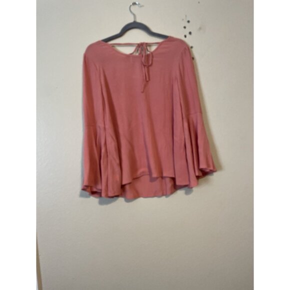 Haute Hippie Tribe Women Scoop Neck Pullover Tie String Peasant Blouse Size XS. - Picture 4 of 6